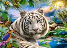 Белый тигр Пазлы 180 элементов миди
