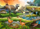 Мир динозавров Пазлы 100 элементов макси